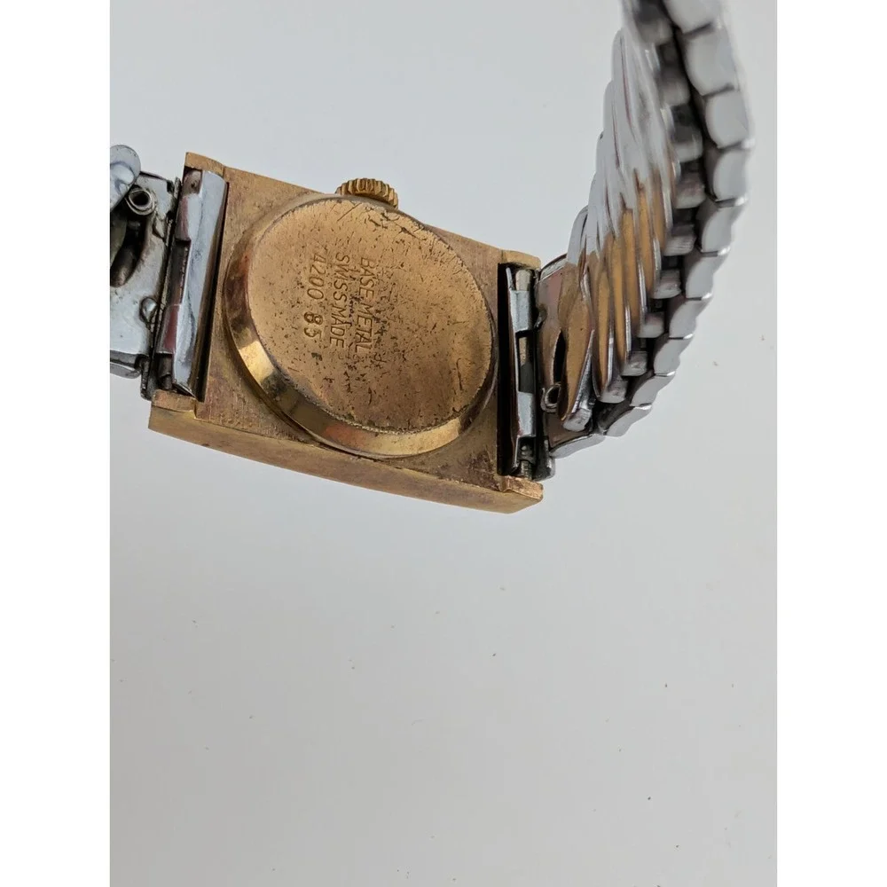 Lausanne De Luxe Swiss Mechanical Watch Women 21mm Case Stretch Band-‎ Working